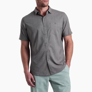 Kuhl Lightweight Buttondown Gray Shirt Size Medium